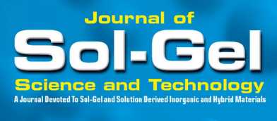 Cover from Journal of Sol-Gel Science and Technology